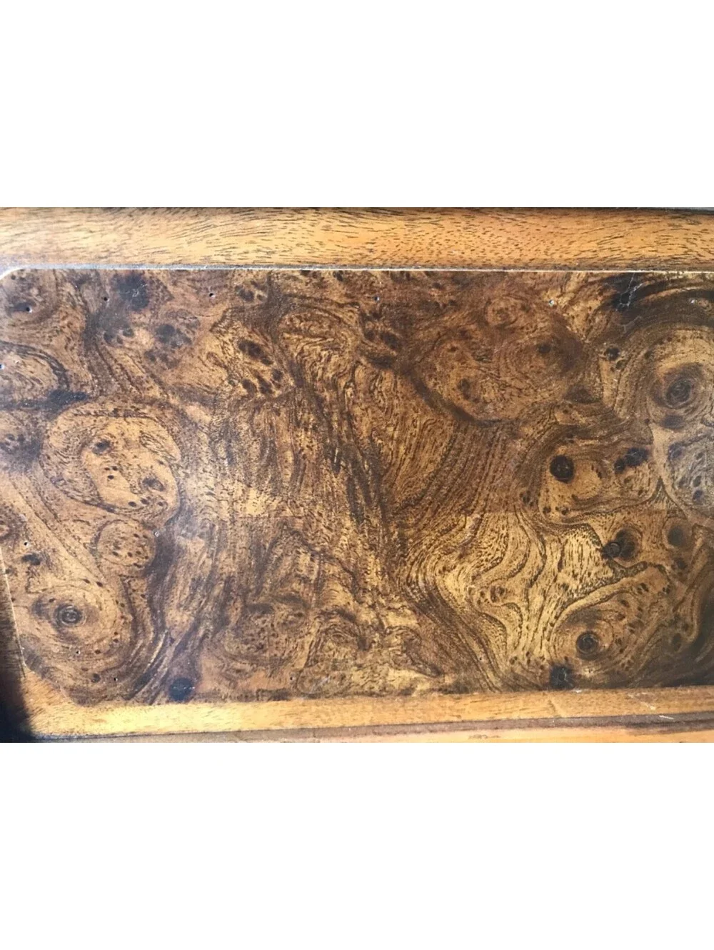 Vintage 1972 Thomasville Stroupe Mirror solid Wood Boho 49